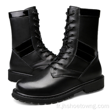 Bottes de combat militaires pour hommes